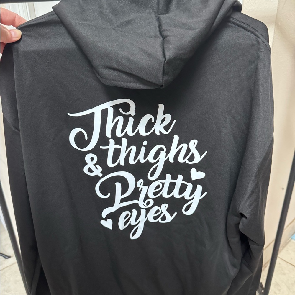 Black Graphic Hoodie